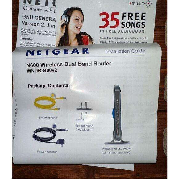 Netgear N600 Wireless Dual Band Router WNDR3400v2 - Picture 7 of 8